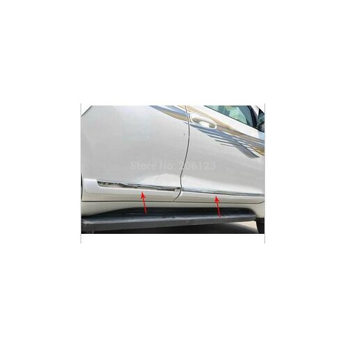 2010-2012 For Toyota Land Cruiser Prado FJ150 High quality ABS Chrome body side moldings side door decoration