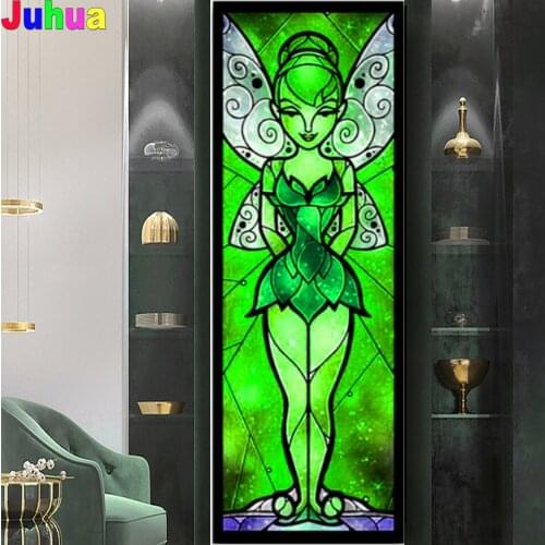 5D DIY Diamond painting Cross stitch Cartoon animal Full circular Diamond embroidery Anime fairy Round Diamond mosaic beauty