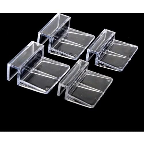 6/8/10/12 Acrylic Aquarium Fish Tank Glass Fixed Cover Clip Clamp Bracket Holder Shelf Lamp Filter Barrel Rack Support Accessory