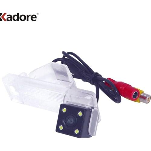 Car Rearview Carmera For Mitsubishi ASX 2011 2012 2013 RVR Outlander Sport XL For Peugeot 4008 2012-2016 Rear View Camera 4 LED