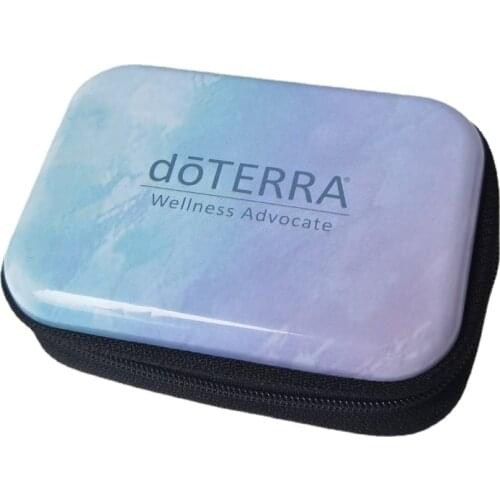 15 Bottles Holder 1-3ml Tinplate Essential Oil Bag for DoTERRA Sample Portable Travle Bag Zipper Organizer Bag Closet Organizer