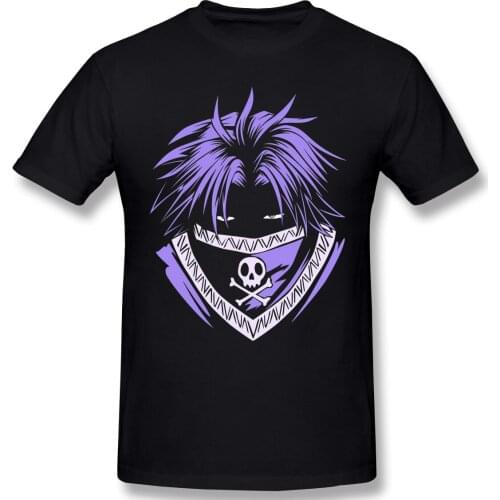 Feitan HXH Casual T Shirt Men Clothes hunter x hunter Togashi Yoshihiro japanese anime Tee Shirt 100% Cotton O Neck T-shirts