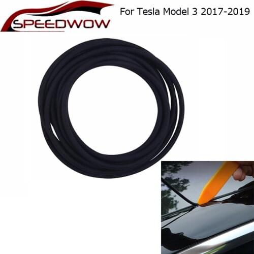 NS Modify 285cm Lowering Reduction Seal Kit Windshield Roof Wind Seal Weatherproof Durable Reflect For Tesla Model 3 2017-2019