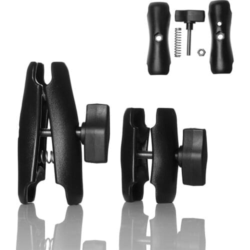 65mm 95mm Short Long Double Socket Arm for 1 Inch Ball Bases for Gopro Camera Bicycle Motorcycle Smartphone Holder for Ram Mount