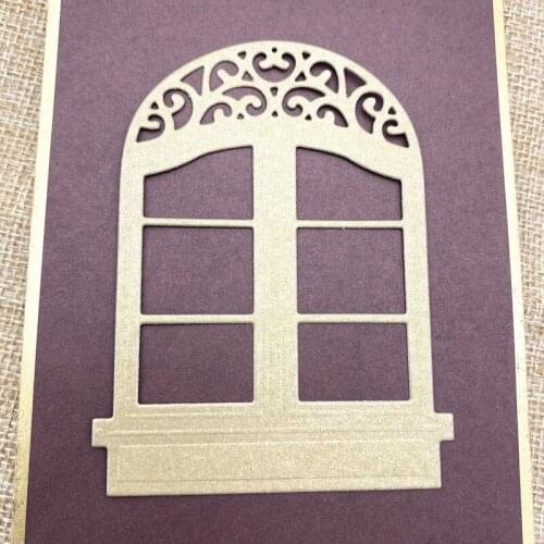 Metal Cutting Die Of Casement Scrapbooking Mold Paper DIY Cards Postcard Handmade Craft Stencil Album Handcraft Embossing Moulds