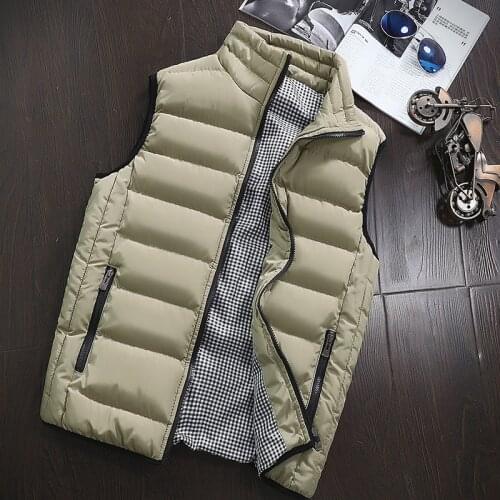 Men Winter Vest Coat New Thick Hooded Sleeveless Jacket WaistCoat 2020 Men Fashion Casual Warm Cotton-Padded Vests Waistcoat