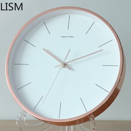 Wall Clock Nordic Living Room Modern Design Simple Modern Wall Clock Silent Fashion Creative Quartz Clock Reloj De Pared