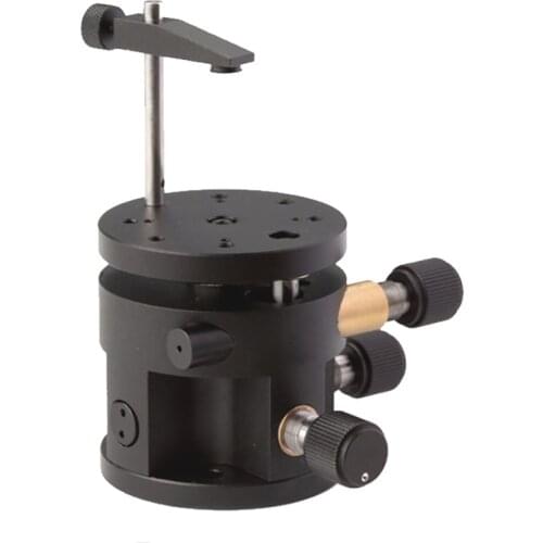 MRS-121M Manual XYZ Pitch Rotation Degree Of Freedom Workbench φ48 Mounting Optical Lens Tilting Platform