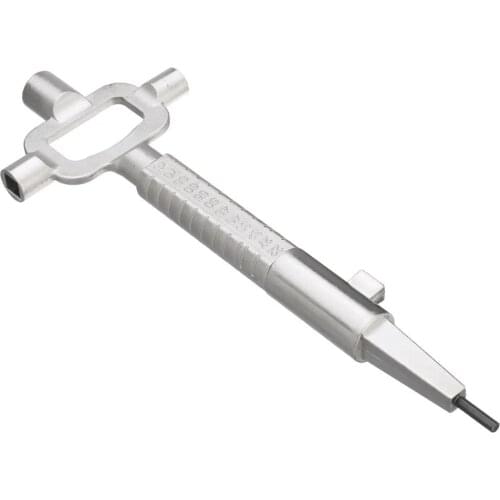 Sliver Locksmith Tool Multi Purpose Cylinder Gauge Cam Turner Spindle Turner