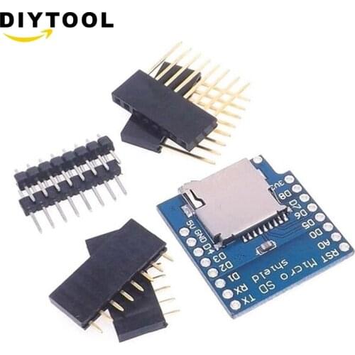 Micro SD Shield for WeMos D1 mini TF WiFi ESP8266 For Arduino Compatible SD Storage