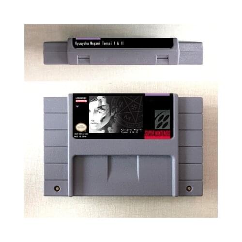 Shin Megami Tensei I & II (2 in 1) - RPG Game Card US Version English Language Battery Save