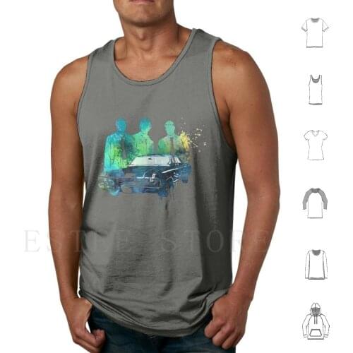 Supernatural Tank Tops Vest Sleeveless Supernatural Super Natural Sam Winchester Dean Winchester Tv Shows Chevy Impala Cars