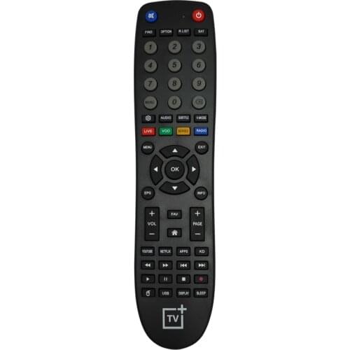 TV+ IR Remote Control For India Dutch Belgium Greece Latino Asia Africa Android TV Box