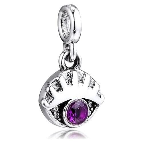 Beads fits For Bracelets Necklaces 100% 925 Sterling-Silver-Jewelry Signature Me My Eye Charms Free Shipping