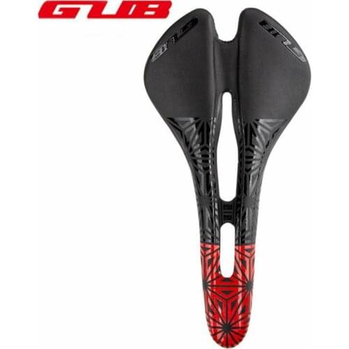 GUB 1120 Bicycle Saddle Mountain Road Bike Microfibre Leather Seat MTB Hollow Saddle Pack Steel Bow Nylon Bottom Bicycle Part