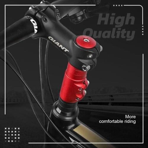 Bicycle Fork Stem Extender Handlebar Riser Aluminium Alloy Comfortable Cycling Bicycle Fork Stem Extender Replace Accessories