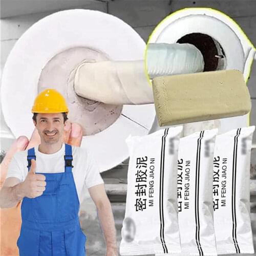 Waterproof Repair Wall Hole Sealing Mud Household Crack Air-conditioning Hole Mending Plasticine Sewer Pipe Sealing Clay Sealant