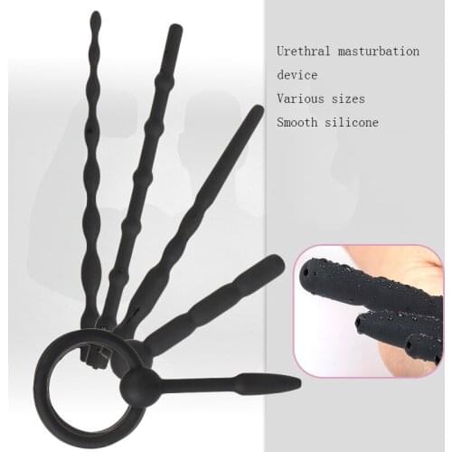 Adult products male urethral dilator horse eye irritation urinary plunger SM urethral tube masturbation sex toy