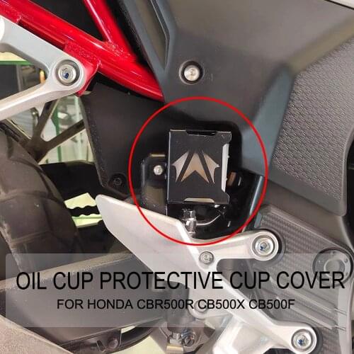 Motorcycle Rear Brake Oil Cup Protective Cover For Honda CBR500R CB500X CB500F CBR 500R 500X 500F