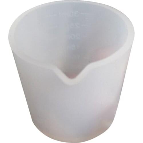 10 Pcs 30ml Silicone Measuring Cups Handmade DIY Crystal Epoxy Jewelry Making Tools Glue Resin Mixed Measure Gadgets