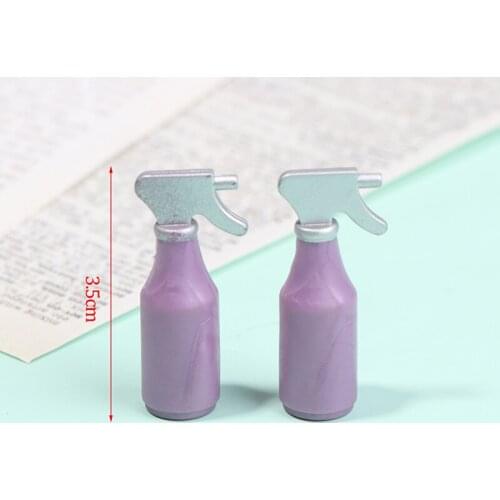 2pcs Dollhouse Miniature Simulation Water Bottle Model Furniture Toys For Doll House Decoration Accessories