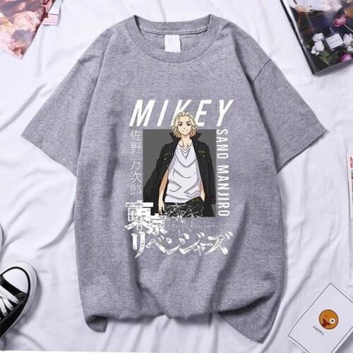 2021 Manga Tokyo Revengers Sano Manjiro Printing T-shirts Short Sleeve Men Women Fashion Pullover Graphic Anime Clothes Summer