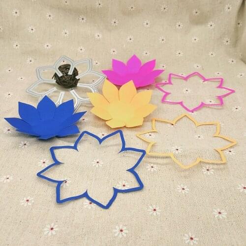 3D flowers, 8 corner flowers, photo frame craft mold, metal cutting mold, DIY scrapbook photo album paper card making decoration