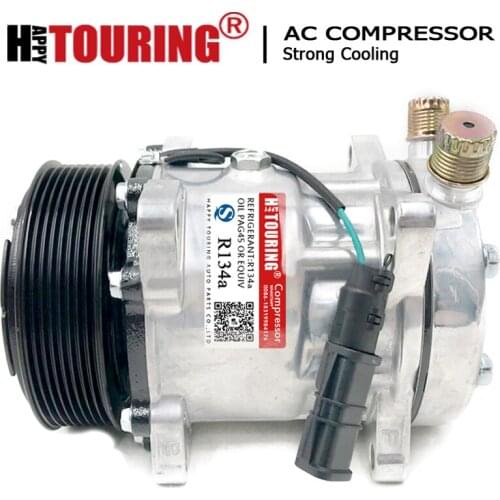 For sanden sd7h15 compressor For Man truck TGA TGX TGS 51779707028 81619066012 8FK351135-141 TSP0155813 4SEASONS 68220 51-0360