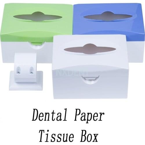 1pcs Dental Tissue Box for Dental Chair Dental Post Mount Utility Paper Box 45mm Dental Chair Accessories
