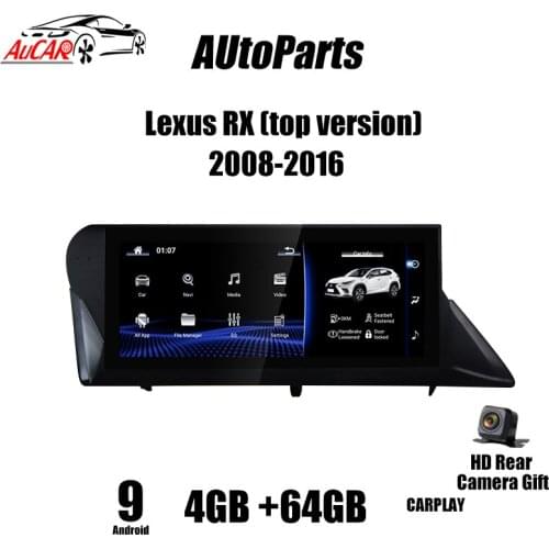 KUKUZ 10.25" Android 9.0 Car Stereo For Lexus RX Classic 2009-2014 Car Radio Video Multimedia Player GPS Navi IPS DVD Head unit