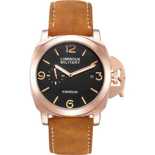 Mens Automatic Simple Mechanical Watch Three-eye Silicone with Luminous Waterproof Sports Fashion Trend Watch WA118