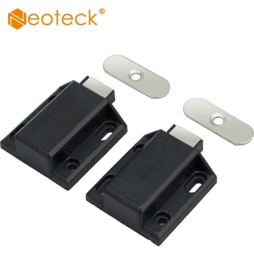 Neoteck 10 Pcs Magnetic Pressure Touch Push to Open Catches Kitchen Cabinet Cupboard Door