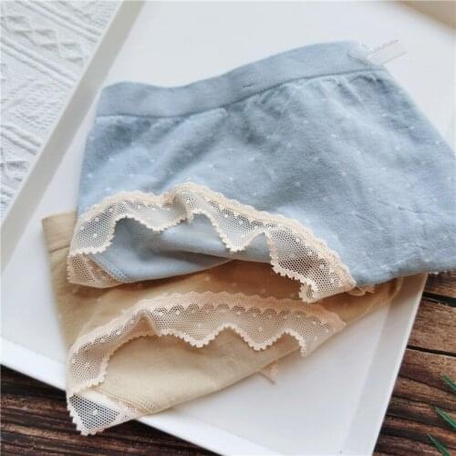 Candy Color Underwear For Girl Comfortable Buttocks Coast Lace Side Sweet Lovely Low Waist Womens Panties Seamless Transparent