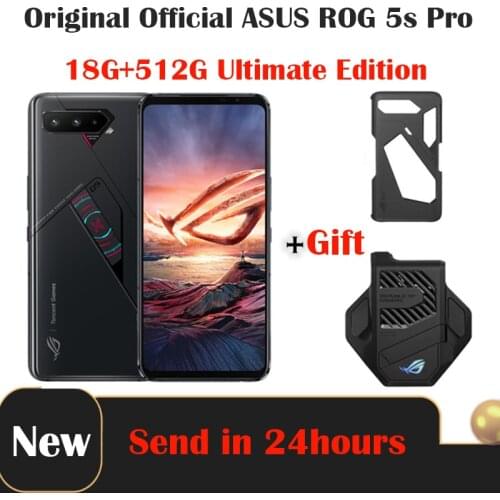 Global ROM New Orginal Official ASUS ROG 5s Pro 5G Gaming Phone Snapdragon 888+ Plus 6.78inch 144Hz AMOLED 65W 6000mAh NFC 64MP