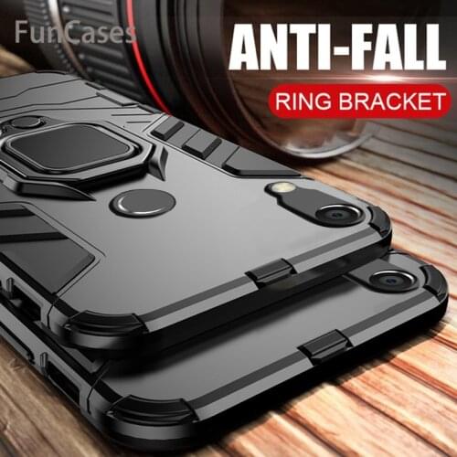 Shockproof Armor Ring Case For Huawei Honor 6X 7A 10 Nova 3 3i 8X Note 10 V10 Max P Smart Pro Y9 2018 2019 Phone Case Cover