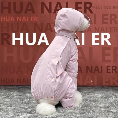 Pets Products Fashion Summer Raincoat For Big Dog Giant Poodle