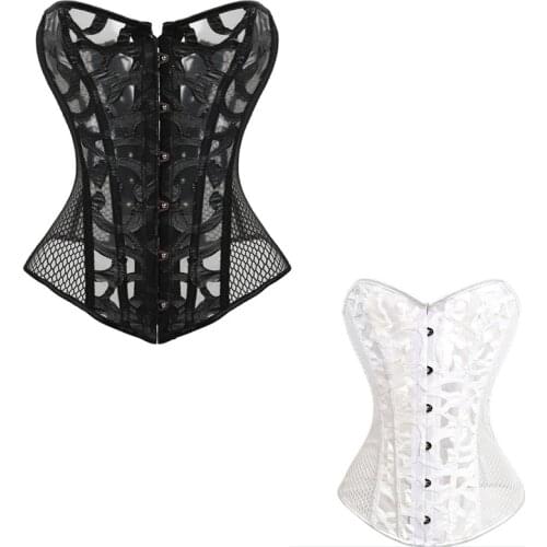 Women Corset Waist shaper Waist Trainer Underbust Corset Steampunk Gothic Clothing Black Corsets Belt Waist Slimming Corselet