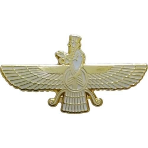 Faravahar Pin Badge Enamel Pin badge brooch Jeans shirt bags Cool Jewelry Gifts (350pcs/lot)