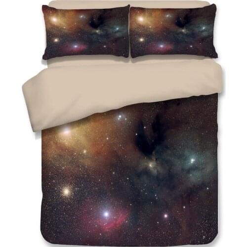Good quality home Textile black bedding star duvet cover set duvet cover pillowcase bed cover black dots bedlinen set 3pcs