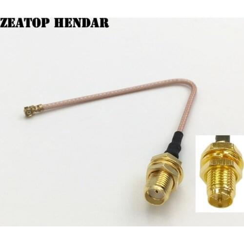 5Pcs U.FL IPX IPEX to SMA / RP-SMA Female Jack Antenna RG178 RF Cable Connector for Wifi Router 5CM 10CM 15CM 20CM 30CM 50CM