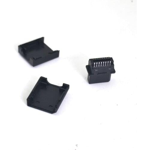 50 pcs a lot replacement Connect Port Socket Interface 16P Connector slot for wii console power jack adapter