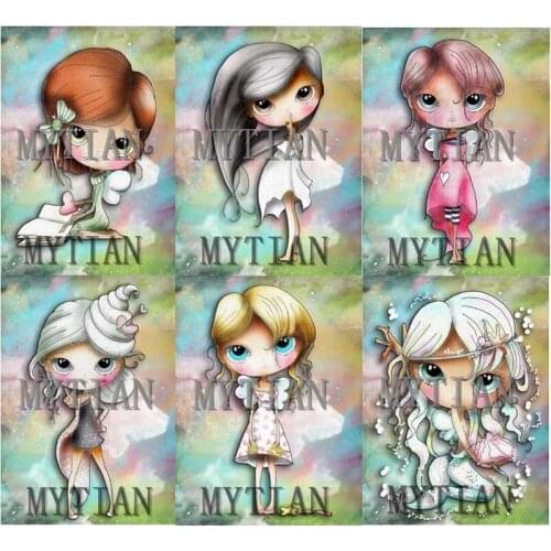 5D Diy Diamond Painting Cartoon Girl Diamond Embroidery Full square/round Display Rhinestones Cross Stitch Handicraft gift