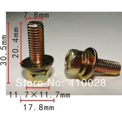Auto clip fastener u nut
