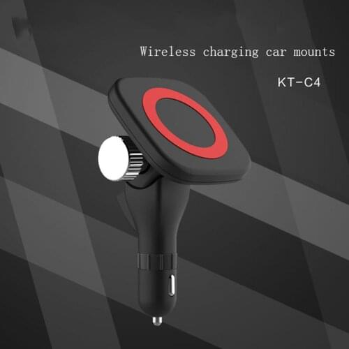 Car Mobile Phone Wireless Charger Car 180 Degree Rotation Wireless Charger Mobile Phone Accessories Cellphone Grip Holder Stand