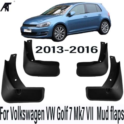 For Volkswagen VW Golf 7 Mk7 VII 2013 2014 2015 2016 Mudflaps Splash Guards Front Rear Mud Flap Mudguards Set Molded Mud Flaps