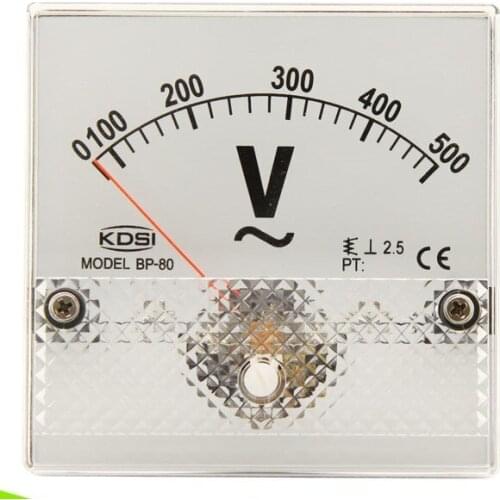 CALT Supply voltage meter band damped voltmeter BP-80 AC500V new condition