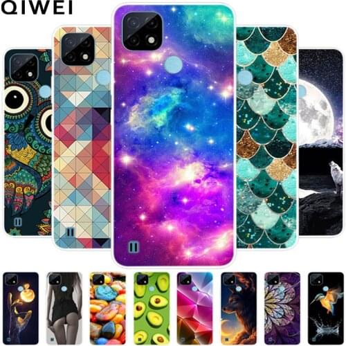 For OPPO Realme C21 Case 6.5'' Clear Bumper Coque Soft TPU Case For Realmi C21 2021 6.5'' C 21 Phone Cases Cover RealmeC21 Shell