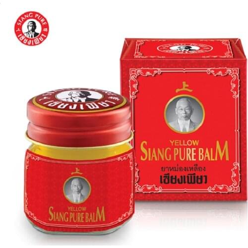 100% Thailand SIANG PURE balm oil Sprain for shoulder neck head abdomen waist hand and foot pain Relax backpain relief dizziness