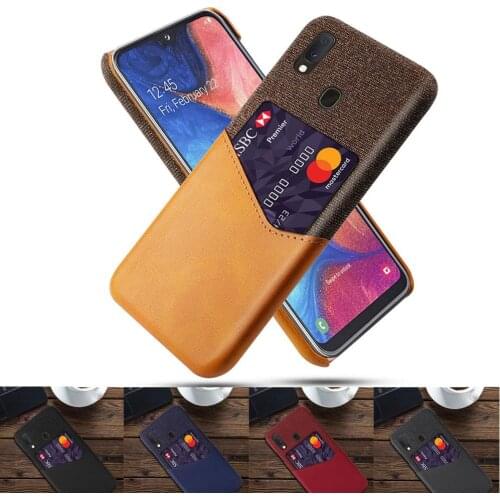 Business Case For Samsung Galaxy A20E A80 A70 A60 A50 A10 A20 A30 A40 Card Slots Cover Cases For Samsung M10 M20 M30 A70 A50 A30