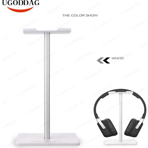 Gaming Headphones Stand Headset Holder Aluminum Supporting Bar Flexible Headrest ABS Solid Base for All PC Gaming Headphone